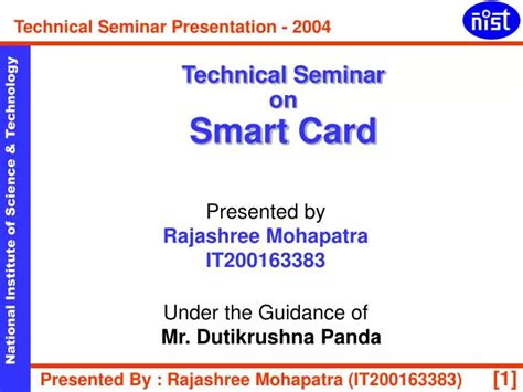 smart card powerpoint template|smart card seminar ppt.